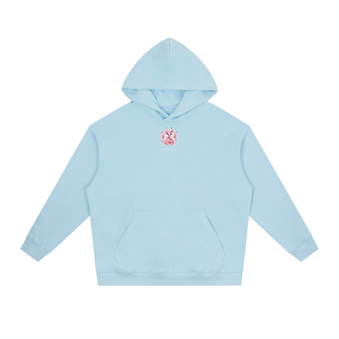 Panda Geisha Girl Heavyweight Drop-Shoulder Hoodie