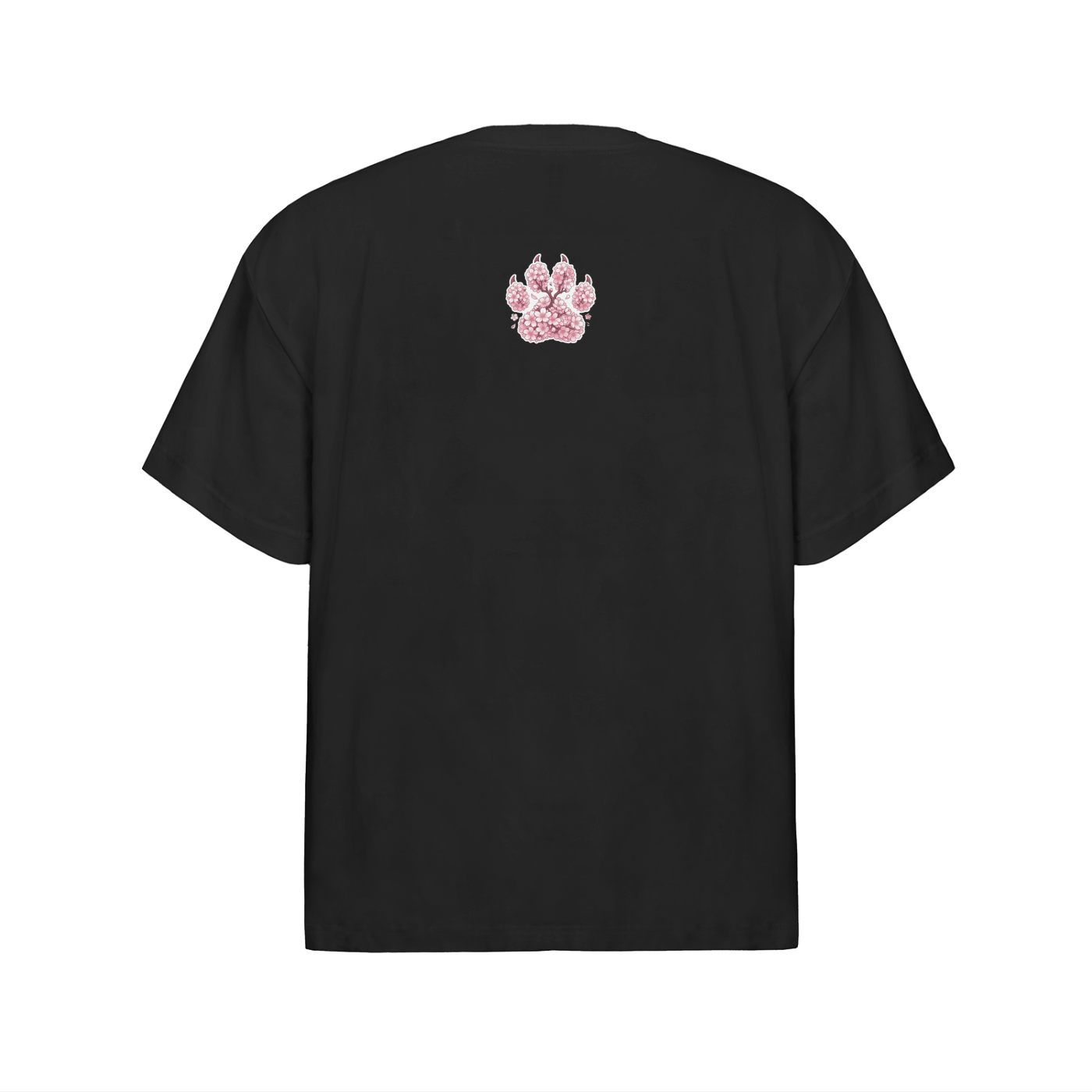 Cherry Blossom Geisha 2 Oversized Cotton T-Shirt
