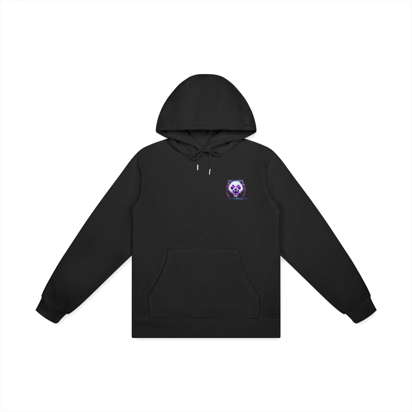 Graffiti Rage Panda Paw Print 100% Cotton Hoodie