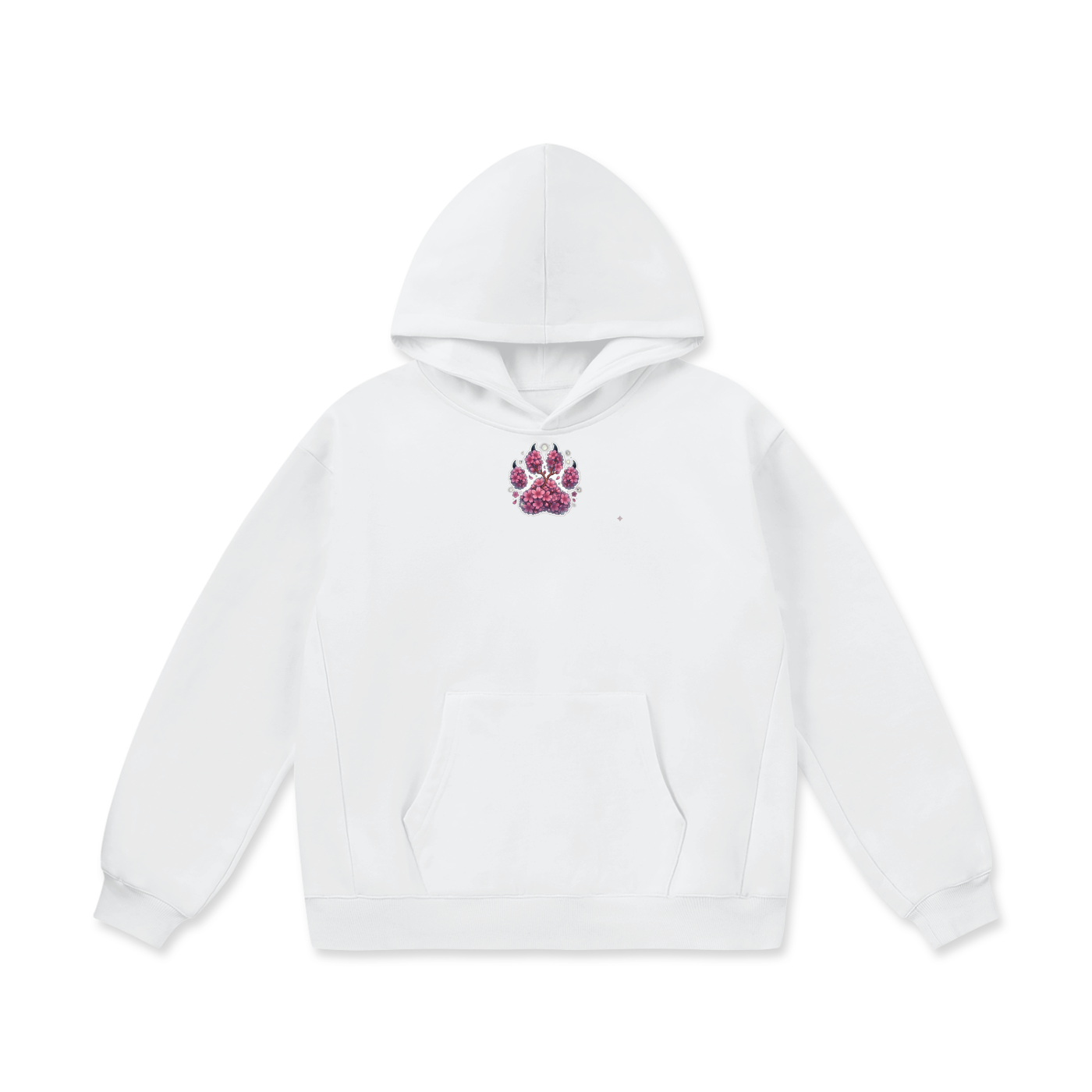 SP. Panda Geisha Girl 2 Oversize Heavyweight Fleece Hoodie