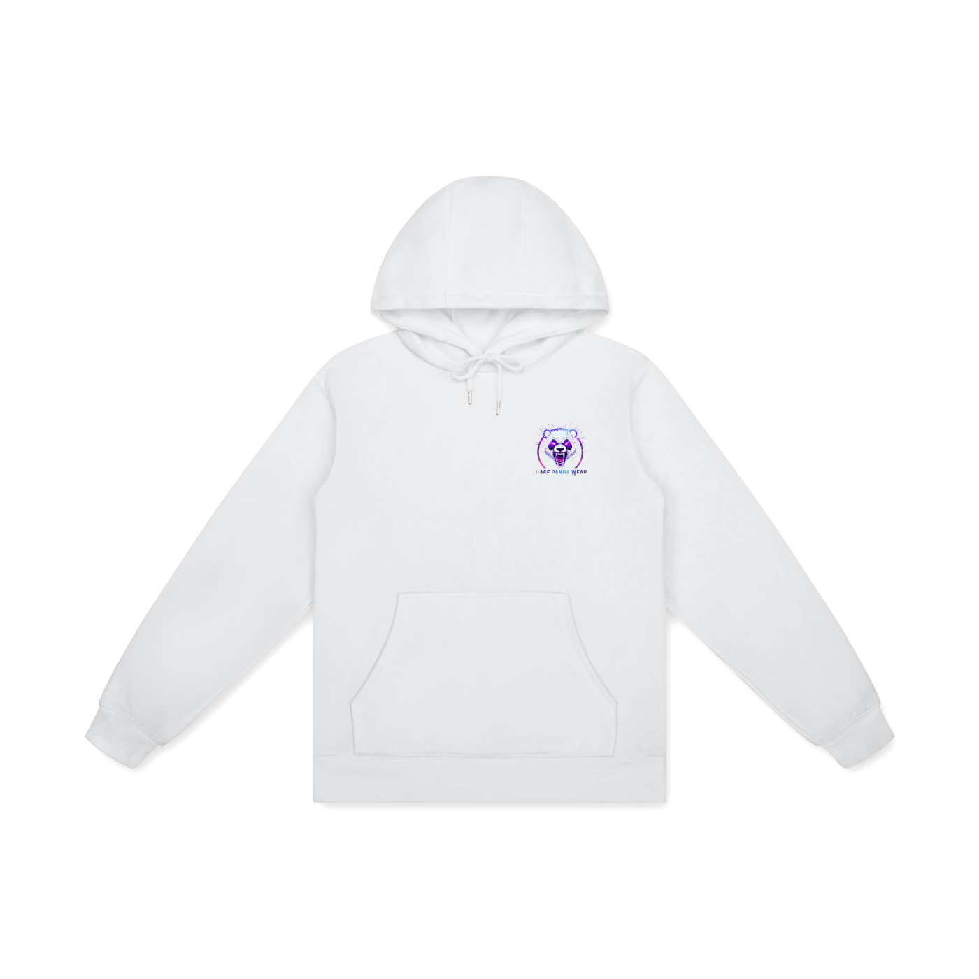 Graffiti Rage Panda Paw Print 100% Cotton Hoodie