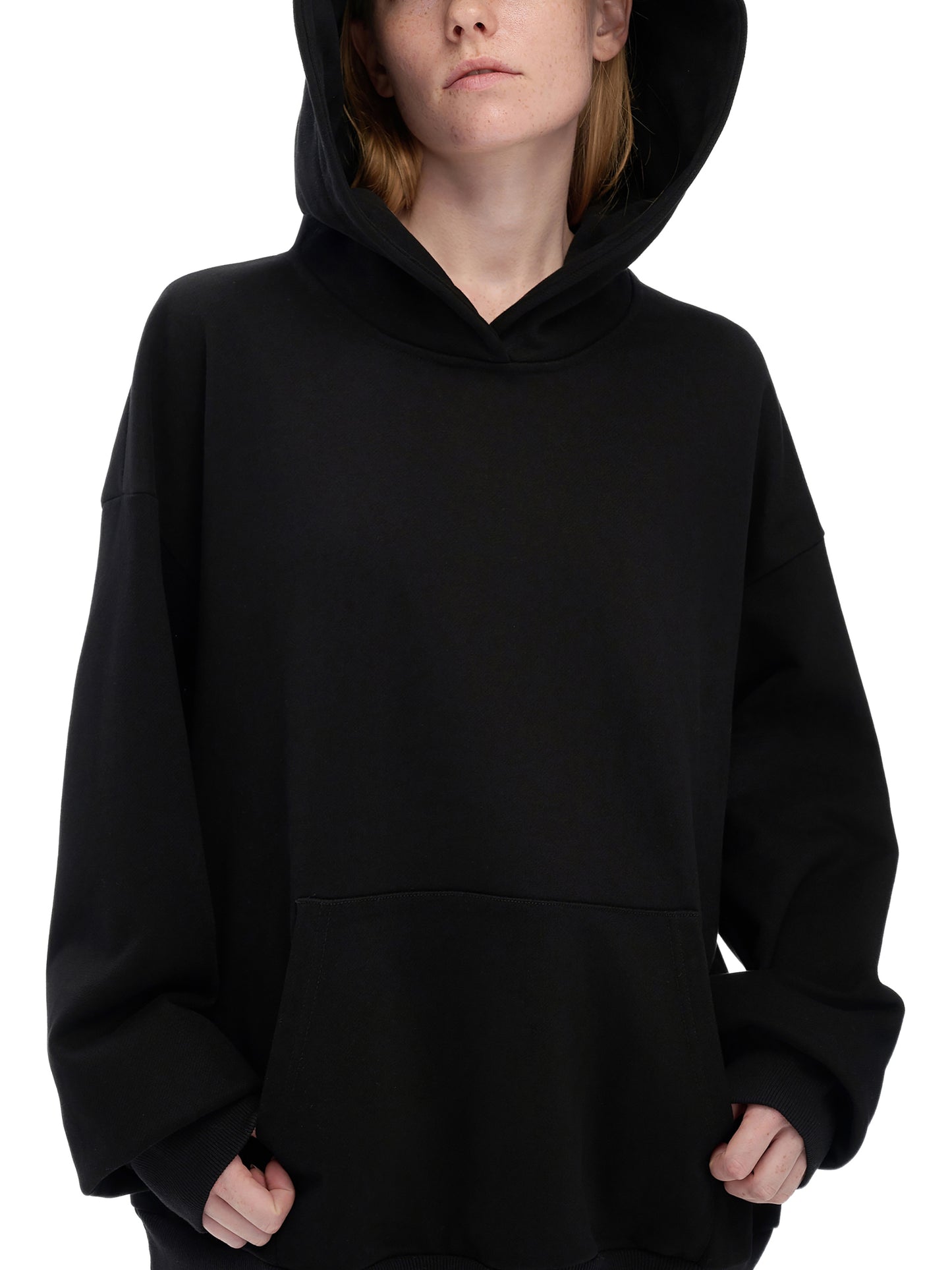SP. Panda Geisha Girl 2 Oversize Heavyweight Fleece Hoodie
